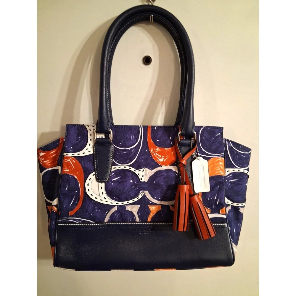 NWOT Authentic COACH Legacy Heritage Signature Candace Carryall Satchel 1995 NEW